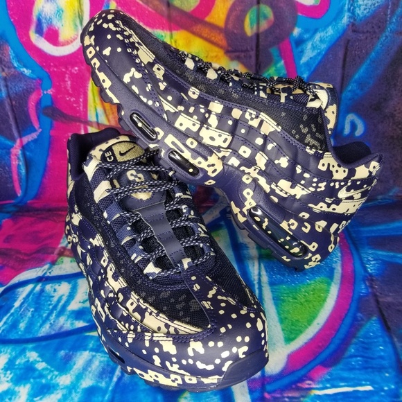 Nike Other - Nike Air Max 95 Mens Blue Desert Running Training